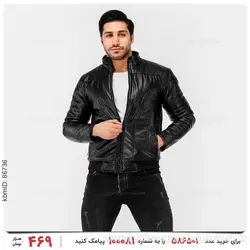 کاپشن چرم مردانه Benson مدل 23002