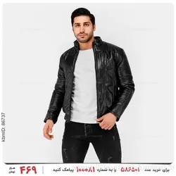 کاپشن چرم مردانه Benson مدل 23002