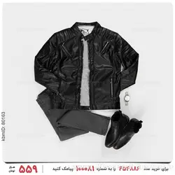 کاپشن چرم مردانه Imaz مدل 22723