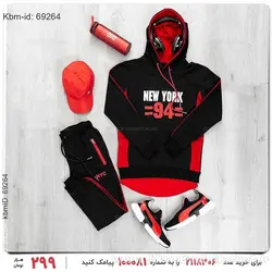 ست سویشرت و شلوار مردانه New York مدل 15504