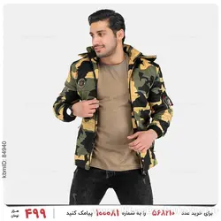 کاپشن ارتشی مردانه مدل 22832