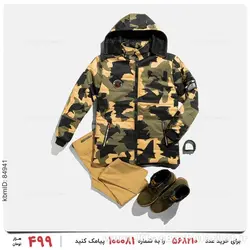 کاپشن ارتشی مردانه مدل 22832