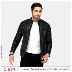 کاپشن چرمی مردانه Chanel مدل 22829