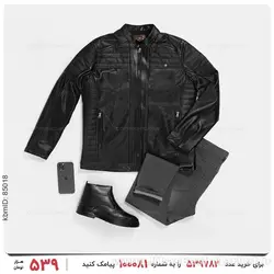 کاپشن چرمی مردانه Chanel مدل 22829