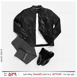 کاپشن چرمی مردانه Chanel مدل 22829