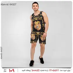 ست رکابی و شلوارک مردانه King مدل 18635