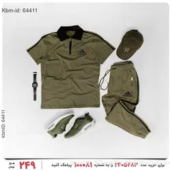 ست پولوشرت و شلوار مردانه Adidas مدل 20195