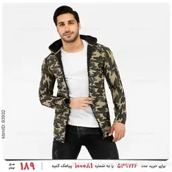 شنل خزدار مردانه ارتشی مدل 22901