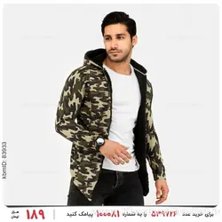 شنل خزدار مردانه ارتشی مدل 22901