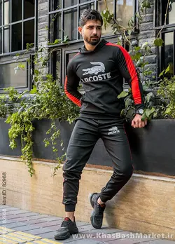 ست هودی شلوار Lacosteمردانه مدل kalomi