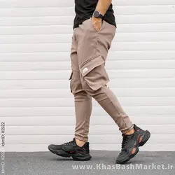 شلوار اسلش قهوه ای مردانه مدل Potin