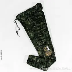 شلوار اسلش طرح نوشته سبز مردانه مدل Wiyan
