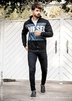 سوییشرت دیزل آبی مردانه مدل morio