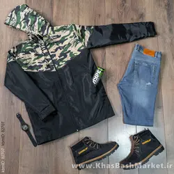 کاپشن بالا چریکی مردانه مدل Gosdenim