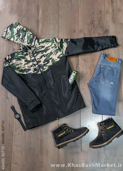 کاپشن بالا چریکی مردانه مدل Gosdenim