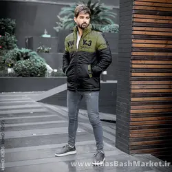 کاپشن مردانه Y-3سبز مدل YOUI
