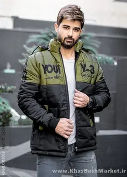کاپشن مردانه Y-3سبز مدل YOUI