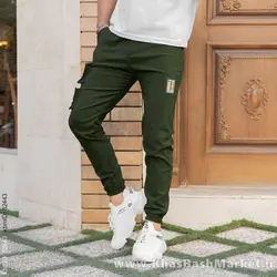 شلوار اسلش سبز مردانه مدل ETARO