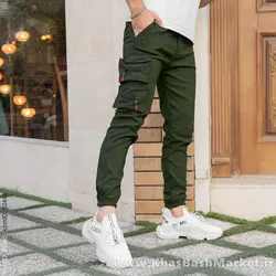 شلوار اسلش سبز مردانه مدل ETARO