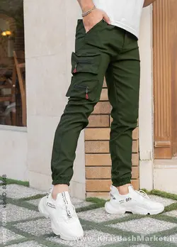 شلوار اسلش سبز مردانه مدل ETARO