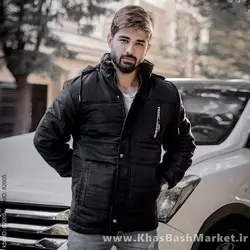 کاپشن مردانه مشکی مدل Galvano