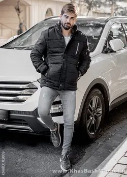 کاپشن مردانه مشکی مدل Galvano