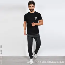 شلوار اسلش مردانه(T) دو رنگ ذغالی طوسی مدل K75