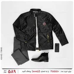 کاپشن چرم مردانه Emery مدل 22719