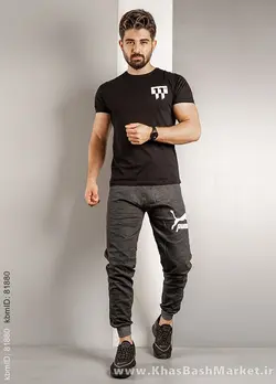 شلوار اسلش (T)مردانه Poma ذغالی مدل K70