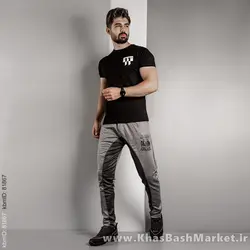 شلوار اسلش مردانه(T) طوسی ذغالی مدل 2340