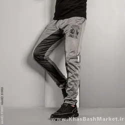 شلوار اسلش مردانه(T) طوسی ذغالی مدل 2340