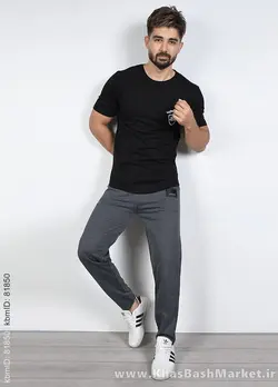 شلوار اسلش (T)مردانه طوسی تیره مدل R802