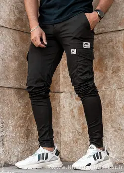 شلوار اسلش مشکی(T) مردانه مدل Tami