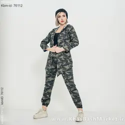 ست شنل شلوار چریکی دخترانه مدلRonia