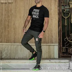 شلوار اسلش مردانه سبز مدل Lonik