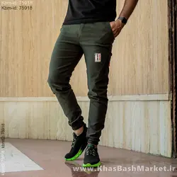 شلوار اسلش مردانه سبز مدل Lonik