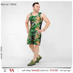 ست رکابی و شلوارک مردانه Emery مدل 18029