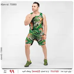 ست رکابی و شلوارک مردانه Emery مدل 18029