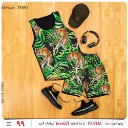 ست رکابی و شلوارک مردانه Emery مدل 18029