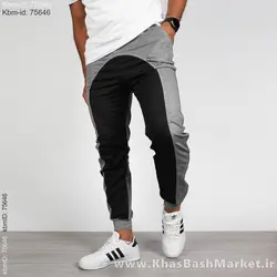 اسلش مردانه طوسی تیره مدل GSS(T)