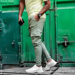 شلوار اسلش مردانه سبز مدل Piko