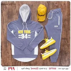 ست سویشرت و شلوار مردانه New York مدل 15503