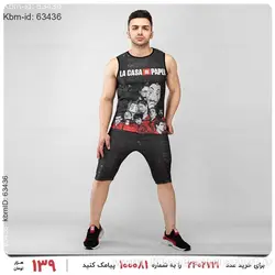 ست رکابی و شلوارک مردانه Zima مدل 18626