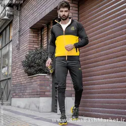 ست سوئیشرت شلوار Reebokمردانه مشکی زرد مدل Anil