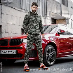 ست هودی شلوار چریکی مردانه مدل arsho