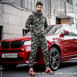 ست هودی شلوار چریکی مردانه مدل arsho