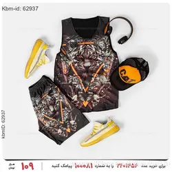 ست رکابی و شلوارک مردانه Damon مدل 19386