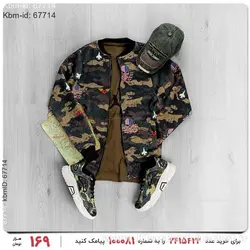 سویشرت ارتشی مردانه مدل 15325