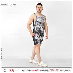 ست رکابی و شلوارک مردانه Lima مدل 18034