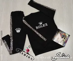 ست بلوز شلوار نوارپولکی کد 9906